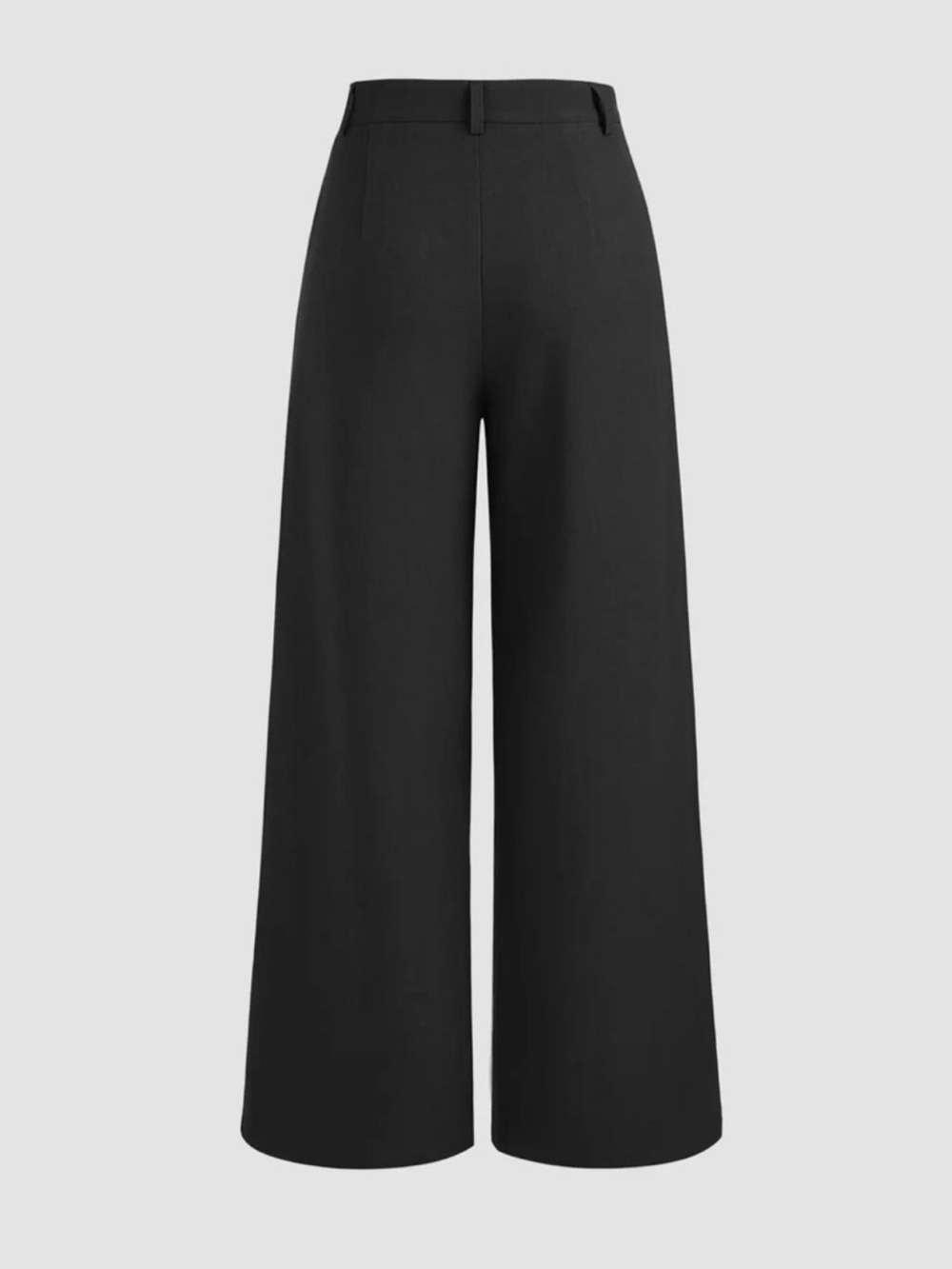 NWT Cider Mid Rise Wide-Leg Pleated Black Trousers for Women - Picture 6 of 15